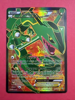 2012 Pokemon Black & White Dragons Exalted Rayquaza EX 123/124 - Image 1
