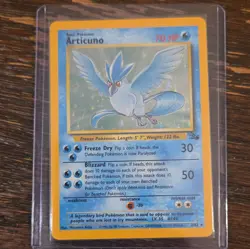 Pokemon Articuno 2/62 Fossil Holo Rare Unlimited 70 HP Basic ENG 1999 - Image 1