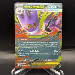 Mega Gengar ex 056/094 Double Rare Phantasmal Flames Pokemon Near Mint - Image 1