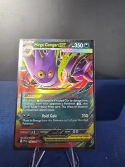 MEGA GENGAR EX 056/094 DOUBLE RARE PHANTASMAL FLAMES POKEMON NEAR MINT - Image 1