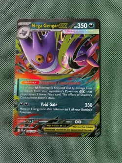 Pokemon TCG Mega Gengar EX 056/094 Double Rare Phantasmal Flames Near Mint - Image 1