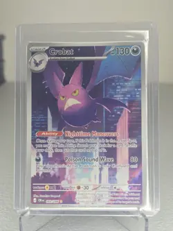 Crobat 093/086 Chaos Rising Pokemon TCG Card Illustration Rare 93 NM Holo IR - Image 3