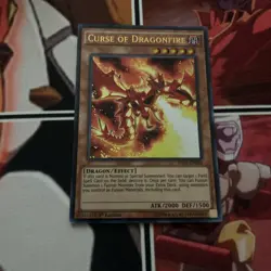 Yugioh! Curse of Dragonfire MIL1-EN002 Ultra Rare 1st Edition LP - Image 1