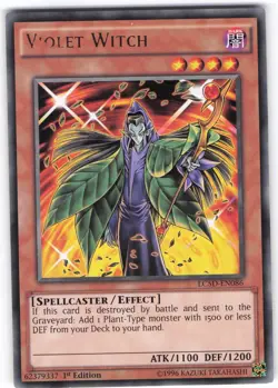 VIOLET WITCH LC5D-EN086 RARE YU-GI-OH 1ST EDITION - Image 1