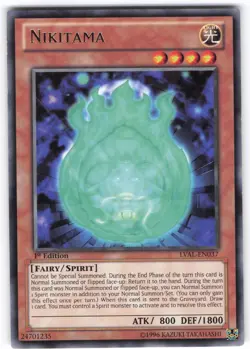 NIKITAMA LVAL-EN037 RARE YU-GI-OH 1ST EDITION - Image 1