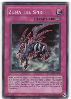 ZOMA THE SPIRIT PTDN-EN095 SUPER RARE YU-GI-OH UNLIMITED - Image 1