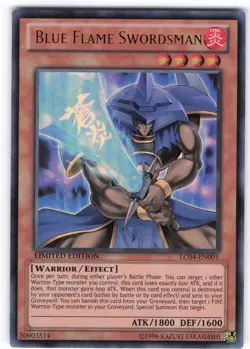 BLUE FLAME SWORDSMAN LC04-EN001 ULTRA RARE YU-GI-OH LIMITED - Image 1