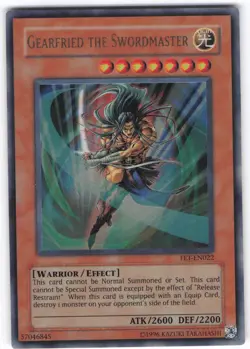 GEARFRIED THE SWORDMASTER FET-EN022 ULTRA RARE YU-GI-OH UNLIMITED - Image 1