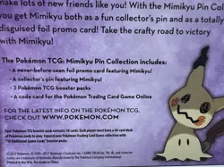 2017 Pokemon Mimikyu Pin Collection Box 2 Sun & Moon and 1 XY Fates Collide Pack - Image 3