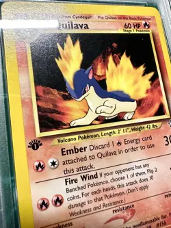 2000 POKEMON NEO GENESIS #46 QUILAVA 1ST EDITION PSA 9 - Image 3