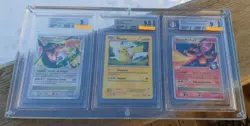 Protection Plexi - Frame for 3 Cards BGS - UV Resistant - Pokemon - Image 1