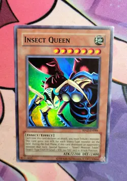 Yugioh! Insect Queen RP02-EN088 Super Rare 2020 Reprint Near Mint - Image 5