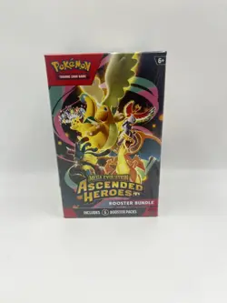 Pokemon TCG Ascended Heroes Booster Bundle (6 Packs) Brand New & Sealed - Image 1