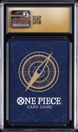 2025 ONE PIECE JAPANESE OP11-A FIST OF DIVINE SPEED SHIRAHOSHI CGC 10 PERFECT - Image 2