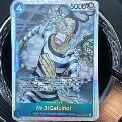 Mr. 3 (Galdino) SR OP16-056 the Time of Battle ENG One Piece Super Rare TCG - Image 1