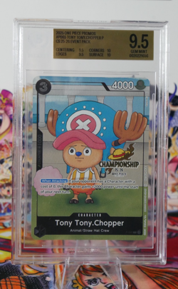 One Piece TONY TONY CHOPPER P-065 CS 25-26 EVENT PACK BGS 9.5 - Image 1