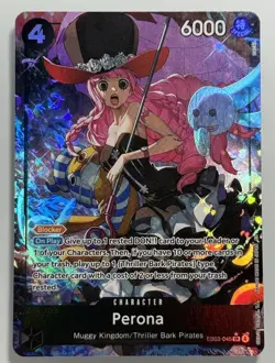 Perona EB03-045 SR Alt Art - EB-03 Heroin's Edition One Piece TCG - English - Image 1