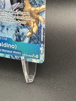 One Piece The Time of Battle OP-16 - Mr.3(Galdino) OP16-056 Super Rare Alt Art - Image 4