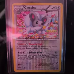 Pokemon TCG Cinccino RC19/RC25 Holo Legendary Treasures Radiant Collection LP - Image 1