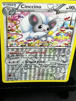 Pokemon TCG Cinccino RC19/RC25 Holo Legendary Treasures Radiant Collection LP - Image 3