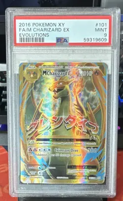 Pokemon M Charizard EX Full Art 101/108 Evolutions Ultra Rare Holo 220 HP Engli… - Image 1