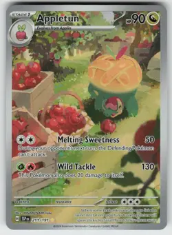 UR - 03 Holo Appletun 211/191 Illustration Rare SV08: Surging Sparks - Image 1