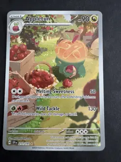 Pokemon Appletun 211/191 Sv08: Surging Sparks Holo Illustration Rare- Pack Fresh - Image 2