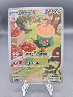 Appletun 211/191 SV08: Surging Sparks Illustration Rare Full Art Holo HP 90 - Image 1