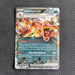 Pokemon Charizard EX 125/197 Obsidian Flames Holo Double Rare - Image 1