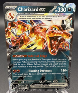 Pokemon TCG Charizard ex : Obsidian Flames 125/197 Holo Double Rare Pokemon TCG - Image 1