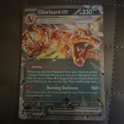 Pokemon TCG Charizard EX Obsidian Flames Holo 330HP EN 125/197 - Image 1