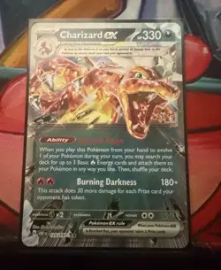 Pokemon TCG Charizard ex 125/197 SV03 Obsidian Flames Holo DR 330HP EN - Image 1