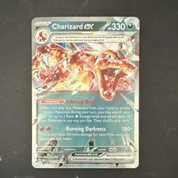 The Pokemon Company Charizard ex Obsidian Flames 125/197 Double Rare Holo Eng - Image 1
