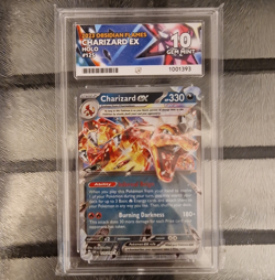 Charizard ex 125/197 2023 Obsidian Flames Holo Graded ACE 10 Pokemon - Image 1