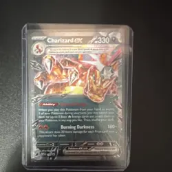 Pokemon Charizard ex 125/197 Obsidian Flames Tera Full Art Holo 330 HP - Image 3