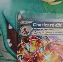 Pokemon Charizard ex 125/197 Sv03: Obsidian Flames Tera Holo 330HP English - Image 2