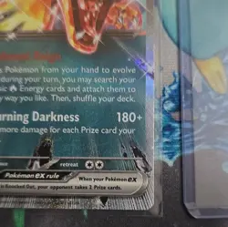 Pokemon Charizard ex 125/197 Sv03: Obsidian Flames Tera Holo 330HP English - Image 4
