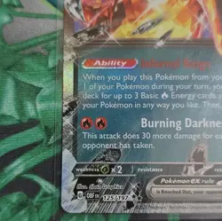 Pokemon Charizard ex 125/197 Sv03: Obsidian Flames Tera Holo 330HP English - Image 5