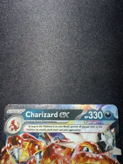 Pokemon TCG Charizard ex Sv03: Obsidian Flames 125/197 Holo Double Rare LP - Image 3