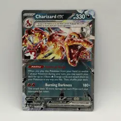 Charizard Ex 125/197 SV03: Obsidian Flames Double Rare Holo NM - Image 3