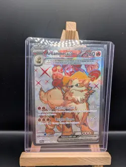 Pokemon TCG Scarlet & Violet Arcanine EX Holo Card 224/198 - Image 1