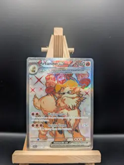 Pokemon TCG Scarlet & Violet Arcanine EX Holo Card 224/198 - Image 2