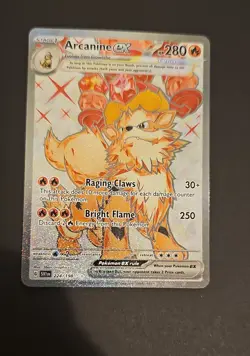 Arcanine ex 224/198 SV01: Scarlet & Violet Base Set Holo - Image 1