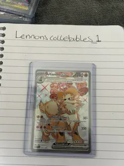 Pokemon Arcanine ex 224/198 SV01 Scarlet & Violet Full Art Holo Ultra Rare - Image 3