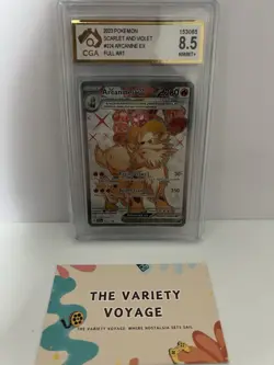 Arcanine ex 224/198 Sv01: Scarlet & Violet Base Set Holo CGA 8.5 - Image 1
