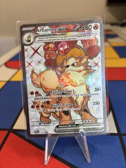 Arcanine EX 224/198 SV1 Scarlet & Violet Base Set Holo Double Rare Pokemon TCG - Image 1
