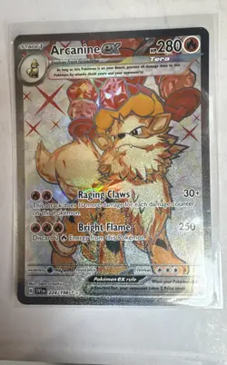 Arcanine ex 224/198 SV01: Scarlet & Violet Base Set Holo - Image 1