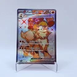 Pokemon TCG Arcanine ex Scarlet & Violet Base Set 224/198 Holo Ultra Rare - Image 4