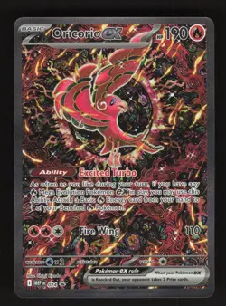 Oricorio EX 024 Pokemon Mega Evolution Black Star Promo Holo Full Art Card - Image 1