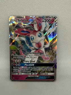 Sylveon GX 92/145 Sun & Moon Guardians Rising Near Mint Pokemon Card - Image 2